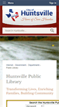 Mobile Screenshot of myhuntsvillelibrary.com